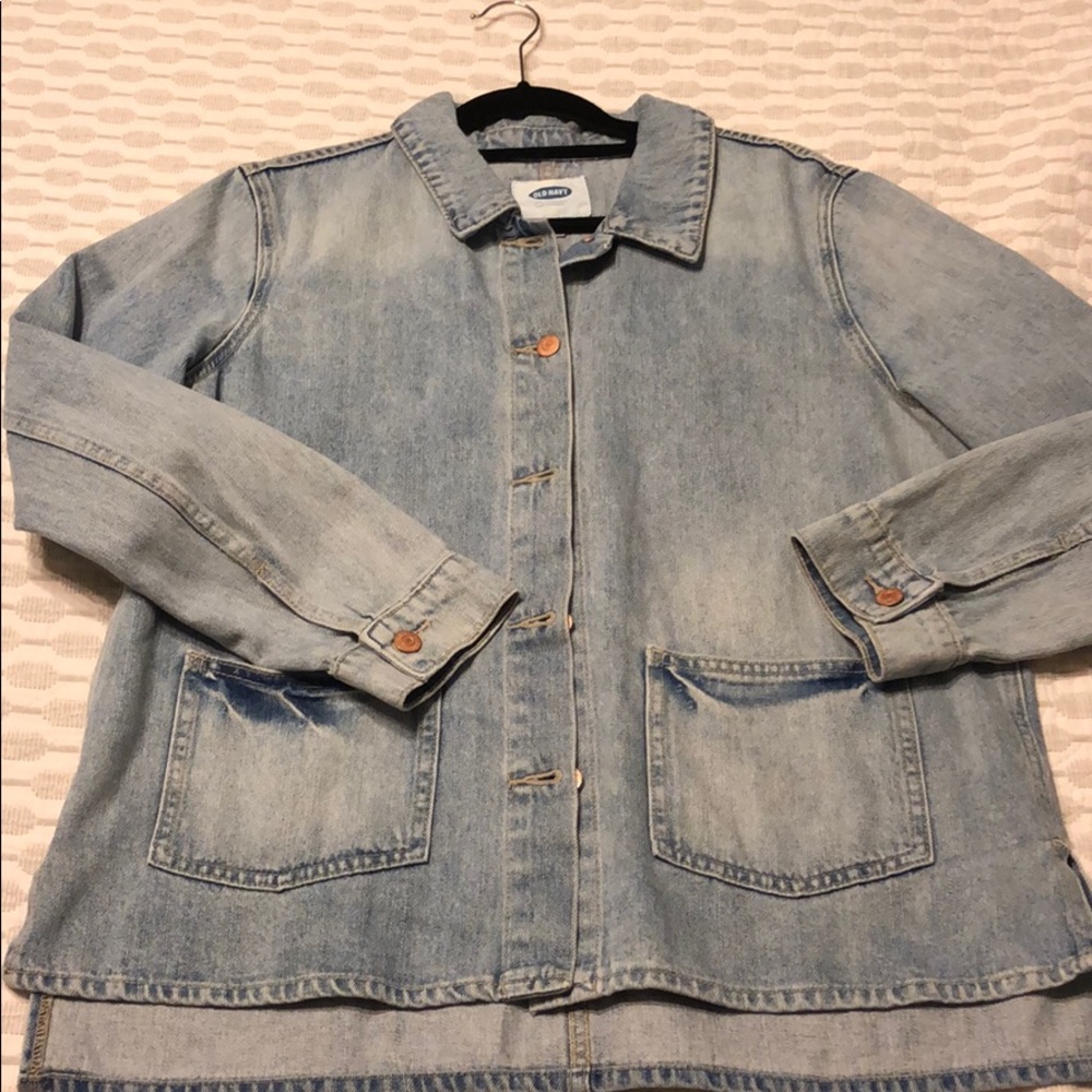 Old Navy denim button down.